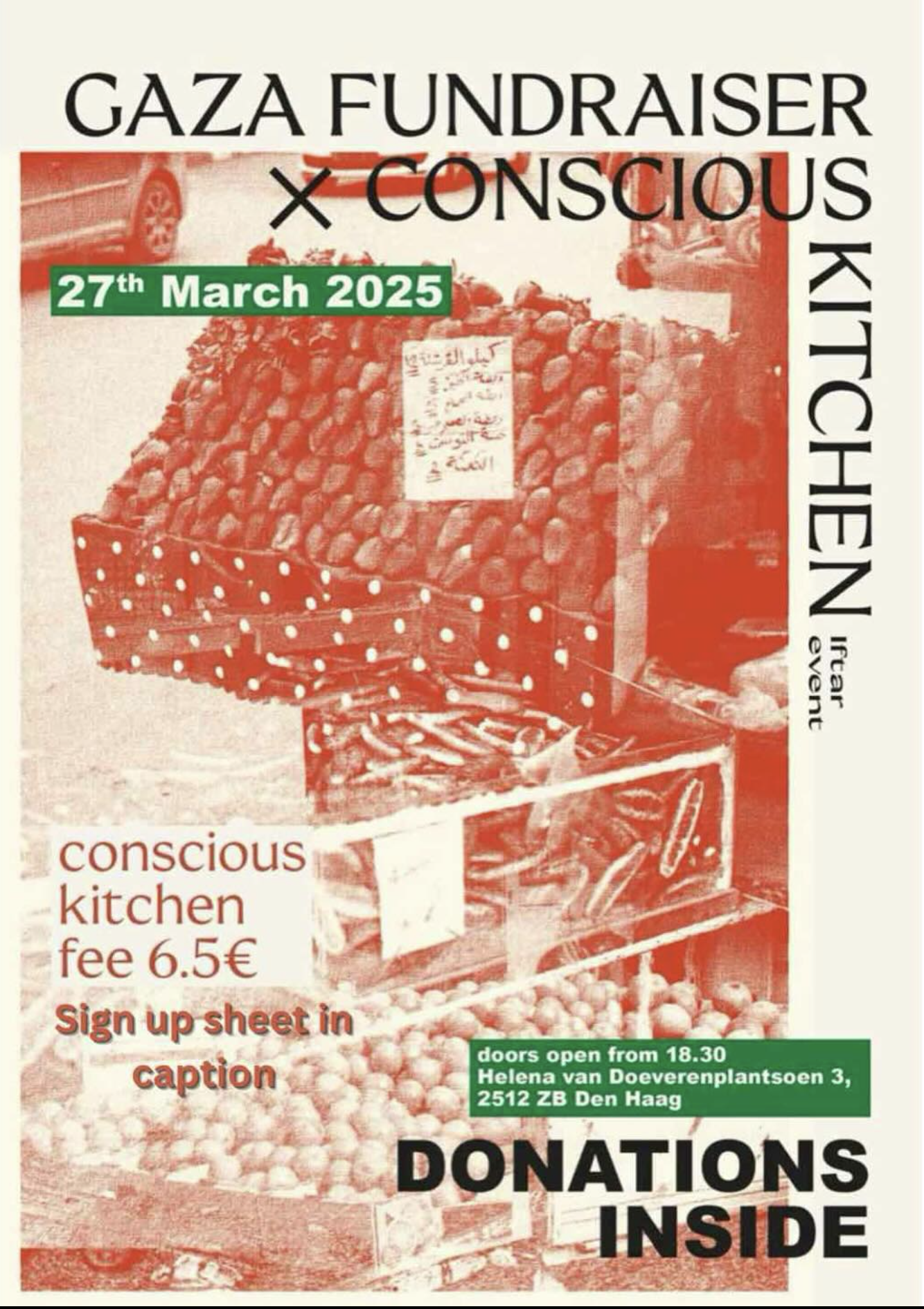 Gaza Fundraiser x Conscious Kitchen
